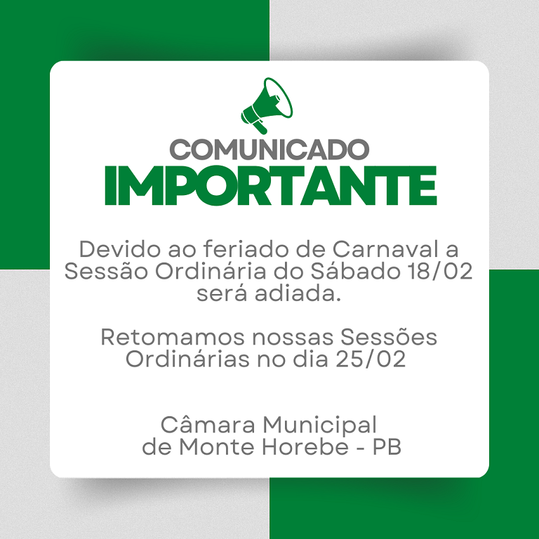 Comunicado!