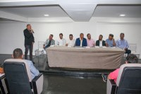 O Presidente da Câmara de Monte Horebe - PB, Júnior Guarita esteve presente ontem(17) em reunião da FECAM - PB em João pessoa.